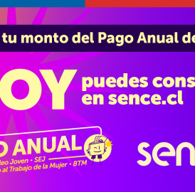 SENCE anuncia fecha del pago anual 2024 del Bono al Trabajo de la Mujer y Subsidio al Empleo Joven