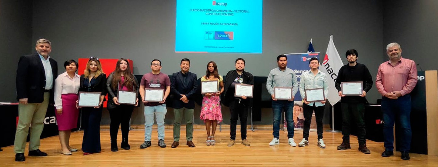 SENCE Antofagasta e INACAP Sede Calama certifican a Maestros Ceramistas