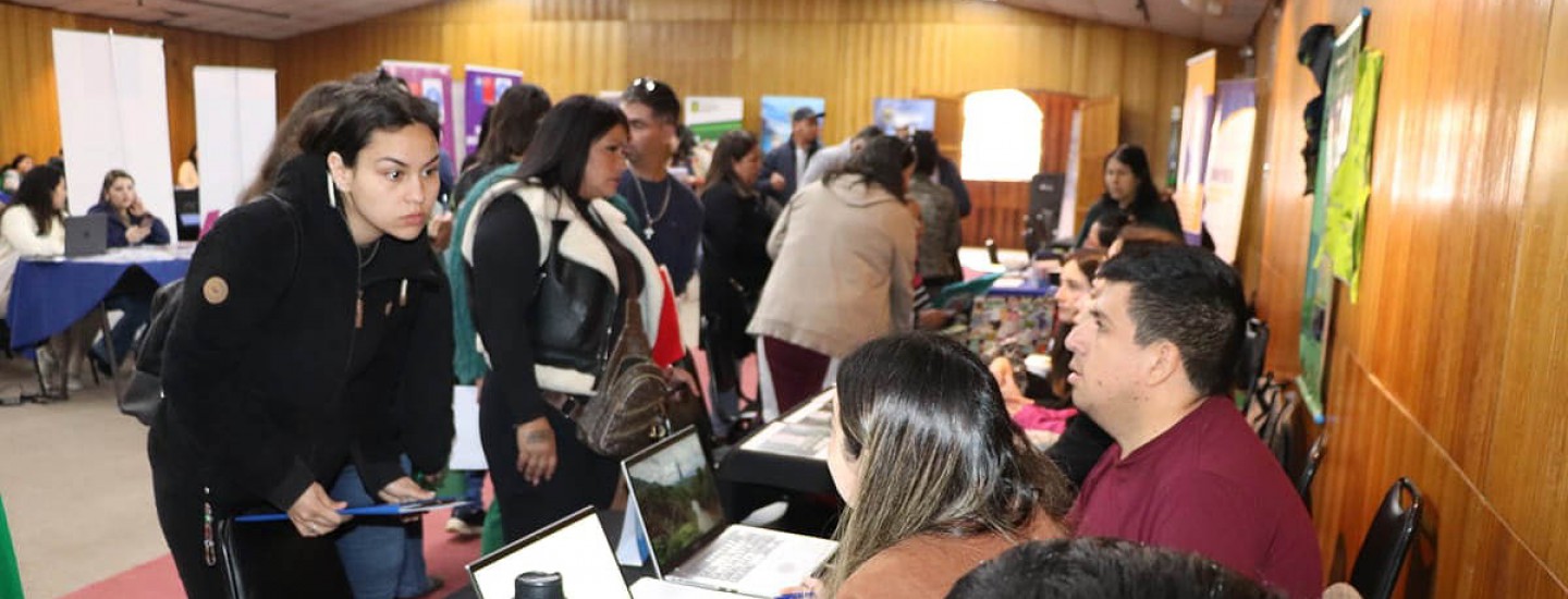 Exitosa Feria Laboral y Expo Vocacional organizada por OMIL Cabrero y SENCE Biobío