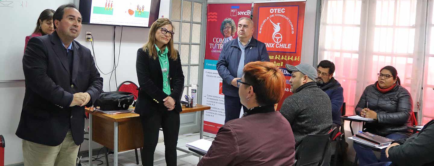 En Región de Maule autoridades visitan y supervisan cursos de conducción profesional del Sence