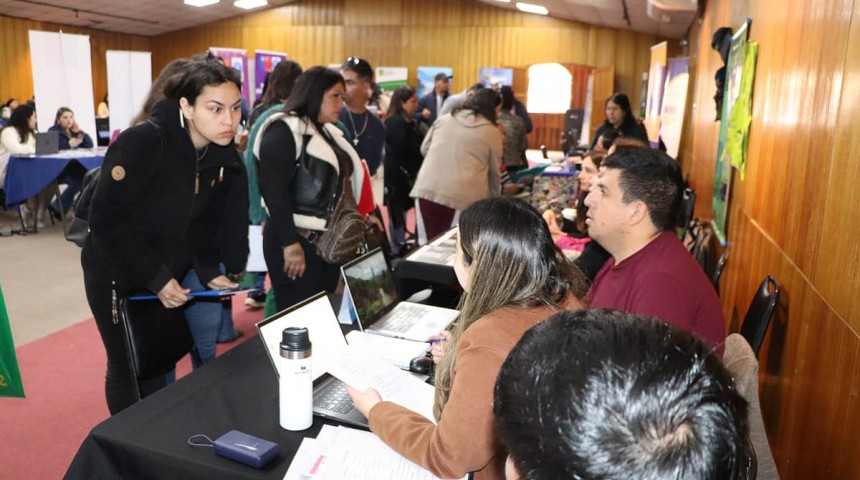 Exitosa Feria Laboral y Expo Vocacional organizada por OMIL Cabrero y SENCE Biobío